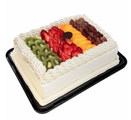 35 Kişilik Kare Dikdörtgen Meyveli Pasta Lezzet